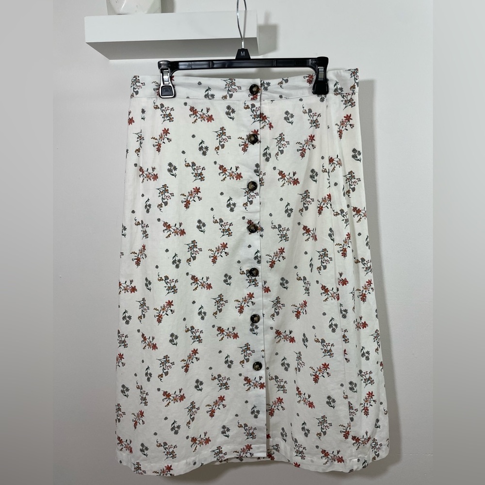 Sugar Lips Midi Floral Skirt-Size L
